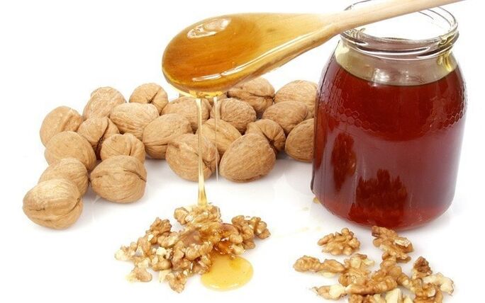 Honey and nuts for potency.